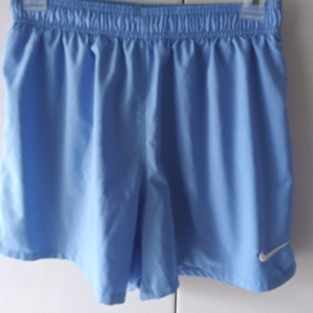NIKE  BABY BLUE ATHLETIC SHORT SIZE SMALL/P